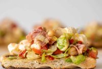 Grilled Sourdough Pizza with Zesty Italian Chopped Salad