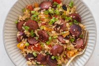 Smoked Sausage and Rice Skillet: One-Pot Dinner Recipe