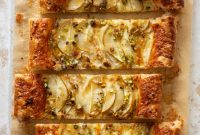 Pistachio, Pear & Gruyère Puff Pastry Tart Recipe