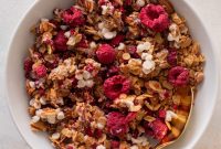 White Chocolate Raspberry Granola Recipe for Snacks & Gifts