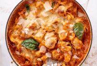 Baked Tortellini in Creamy Vodka Sauce Recipe