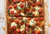 Burst Tomato, Hot Honey & Ricotta Tart Recipe