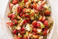 Strawberry and Burrata Salad with Balsamic Glaze Recipe