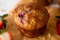 Strawberry Yogurt Muffins Recipe — Moist Homemade Muffins