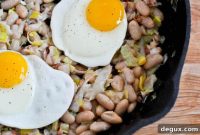Hearty White Bean Breakfast Hash with Crispy Potatoes and Herbs