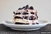 Cherry Vanilla Whole Wheat Pancakes with Fresh Cherries