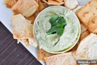 Cilantro Lime White Bean Dip — zesty, creamy spread for chips and sandwiches