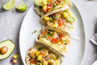 Crispy Shrimp Tacos with Lime Slaw and Spicy Aioli