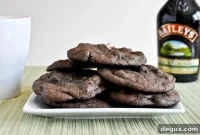 Decadent Double Fudge Irish Cream Cookies Recipe
