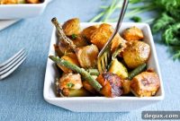 Crispy Roasted Potato Salad with Herbed Vinaigrette