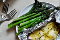 Peach-Baked Tilapia Packets with Herbs and Lemon
