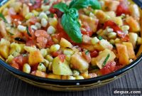 Grilled Corn, Peach & Basil Salsa Recipe for Summer BBQs