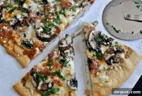Whole Wheat Fontina and Portobello Mushroom Pizza Recipe