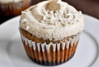 Brownie-Banana Cupcakes with Brown Sugar Frosting