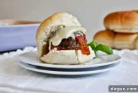 Cheesy Stuffed Meatball Sliders Recipe for Game Day Snacks