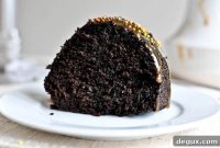 Spiced Double Chocolate Chip Cake Recipe — Moist Chocolate Cake