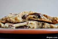 Brown Butter Chocolate-Toffee Stuffed Cookies