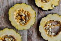 Crispy Roasted Acorn Squash Rounds with Parmesan