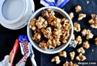 Homemade Caramel Corn Candy Bars for Holiday Gifts
