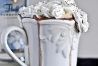 Adult Hot Chocolate with Homemade Baileys Marshmallows
