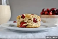 Whole Wheat Buttermilk Biscuits with Tart Cranberries