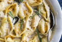Butternut Squash Stuffed Shells Recipe — Creamy Baked Pasta