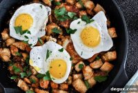 Day-After Thanksgiving Hash with Cheddar Mashed Potato Pancakes