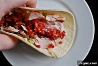 Cranberry Salsa Turkey BLT Tacos: Savory Holiday Taco Recipe