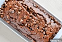 Triple Fudge Banana Bread Recipe — Rich Chocolate Banana Loaf