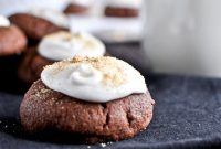 Chocolate Fudge S’mores Thumbprint Cookies: Gooey Campfire Treats