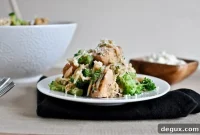 Parmesan Garlic Slow Cooker Chicken with Creamy Orzo