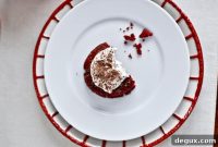 Red Velvet Thumbprint Cookies with Marshmallow Frosting