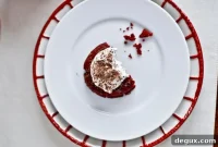 Red Velvet Thumbprint Cookies with Marshmallow Frosting
