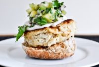 Crab Cake Sliders with Tangy Pineapple Kiwi Salsa