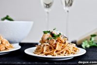 Brown Butter Parmesan Chicken Linguine Recipe