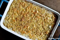 Creamy White Bean Gratin with Garlic and Herbs