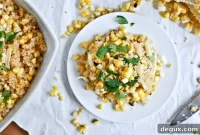 Grilled Corn and Cheddar Quinoa Salad with Lime and Herbs