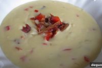 Creamy Red Pepper and Bacon Cheese Soup Recipe