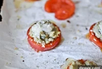 Mini Roasted Tomato Cups with Avocado, White Bean & Tuna Mash