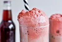 Dark Chocolate Bourbon Cherry Soda Float Recipe