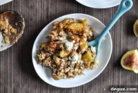 Brown Sugar Fig and Gorgonzola Crisp Recipe for Fall Desserts