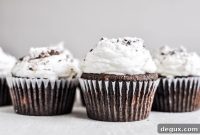 Kahlúa Cream Double Chocolate Chunk Cupcakes