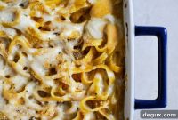 Baked Pumpkin Fettuccine Alfredo Recipe for Fall Comfort Meal