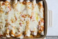 Chicken Enchiladas with Lighter Sauce