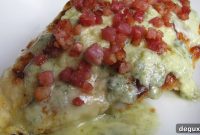 Gorgonzola and Pancetta Chicken Bake with Creamy Sauce