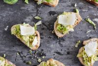 Parmesan Brussels Sprouts Crostini Recipe for Crispy Garlic Toast