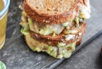 Balsamic Brussels Sprouts Grilled Cheese Sandwich Recipe