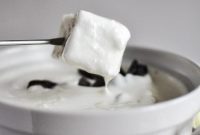 Goat Cheese Fondue with Crispy Fried Sage