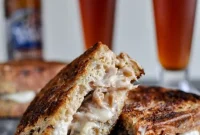 Pulled Pork and Beer Cheese Grilled Cheese Sandwich Recipe