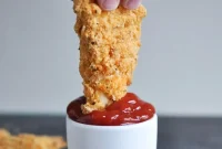 Crispy Buttermilk Almond-Crusted Chicken Fingers